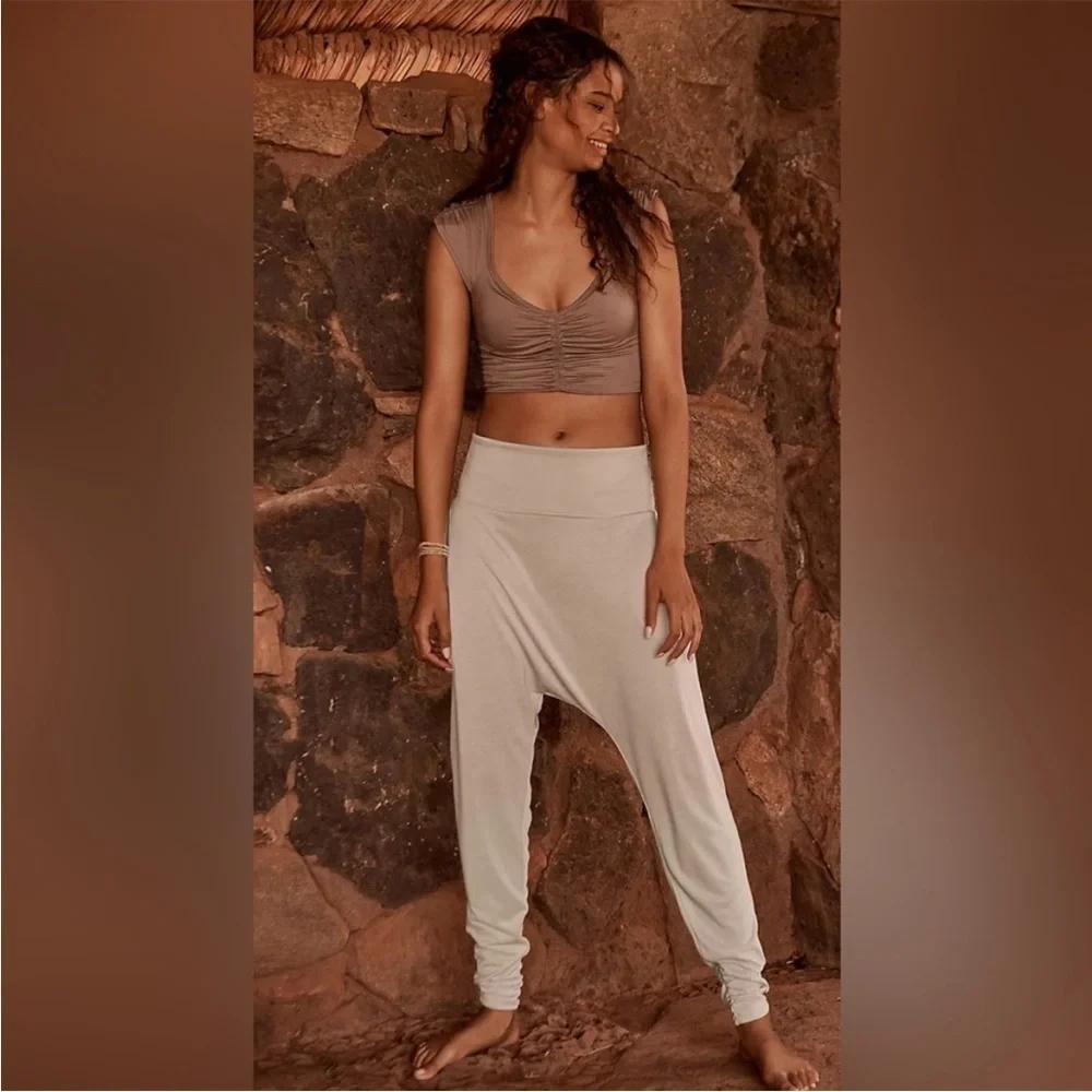 Free People Movement Echo Harem Pant Clay Small NWT